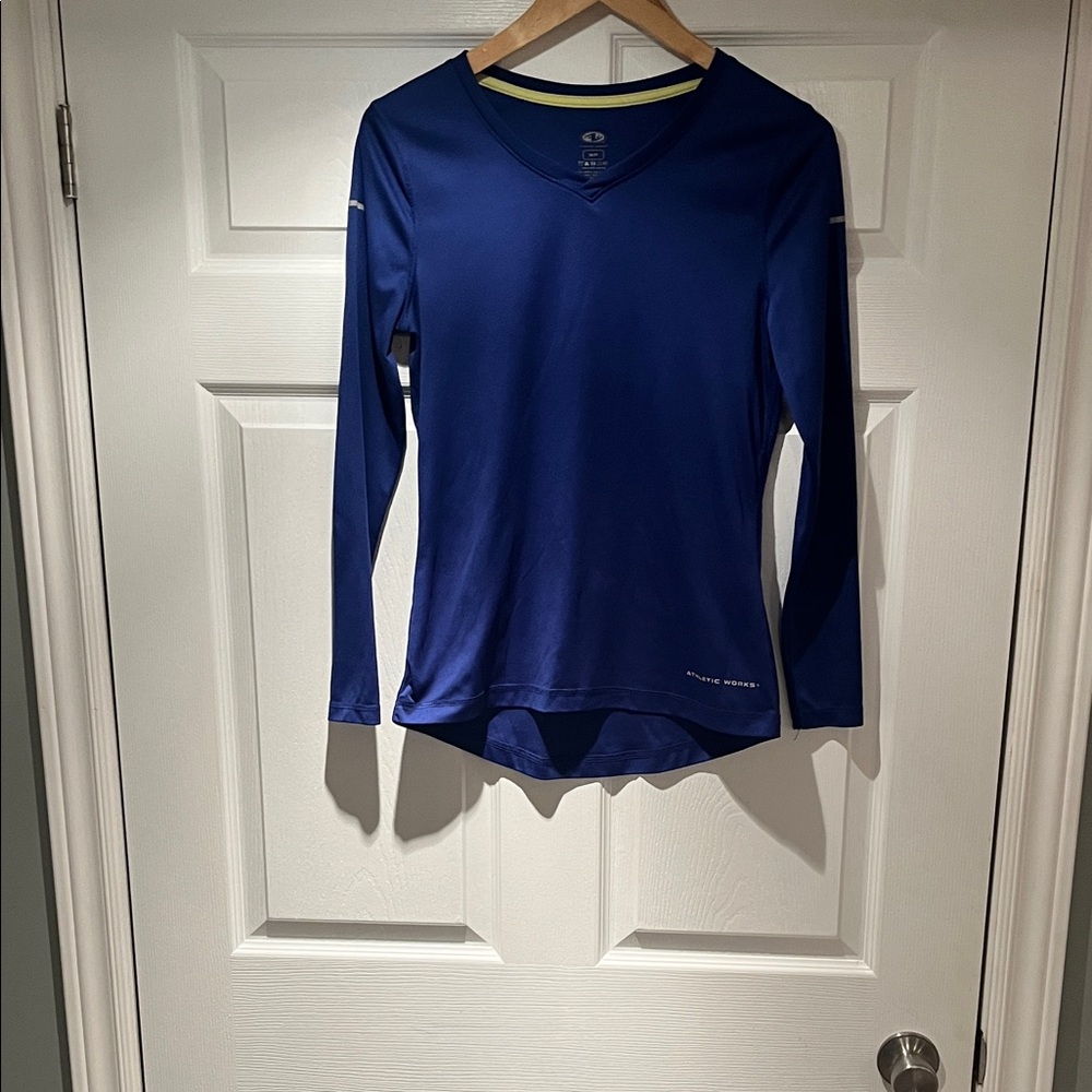 Athletic Works Royal Blue Long Sleeve Top